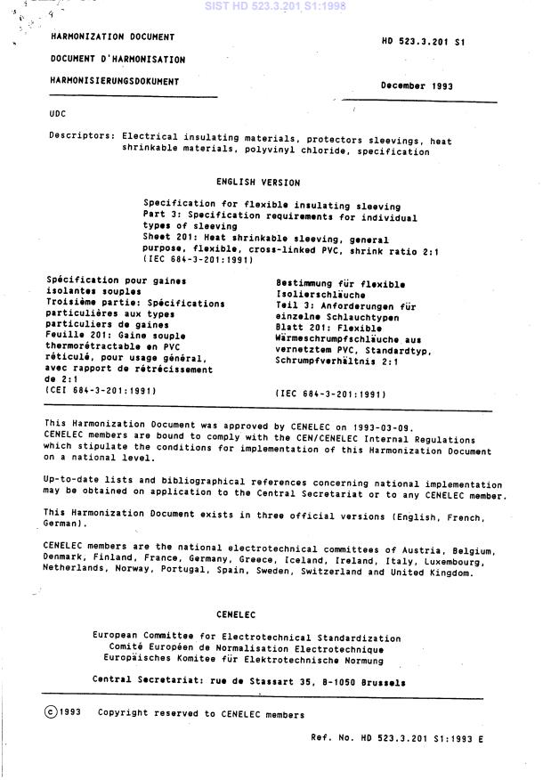 HD 523.3.201 S1:1993 HD 523.3.201 S1:1998 - Page 3 preview