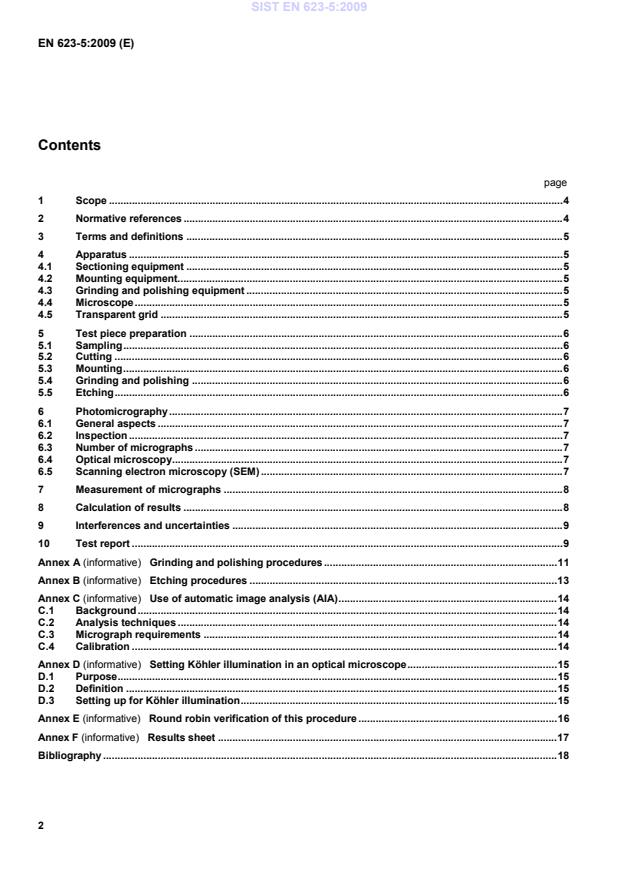 EN 623-5:2009 EN 623-5:2009 - Page 4 preview