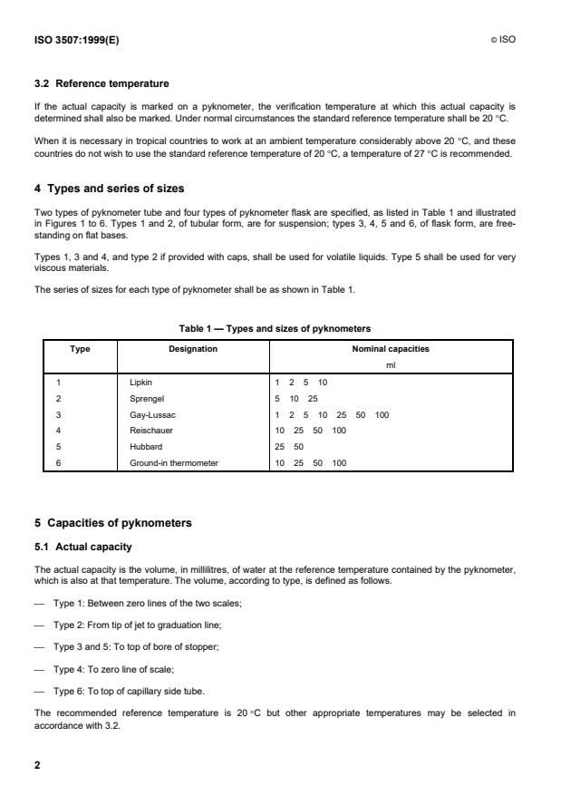 SIST ISO 3507:2000 ISO 3507:1999 - Laboratory glassware -- Pyknometers - Page 4 preview