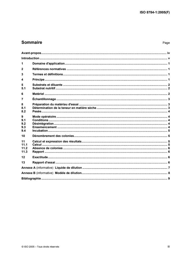 ISO 8784-1:2005 - Pâte, papier et carton -- Analyse microbienne