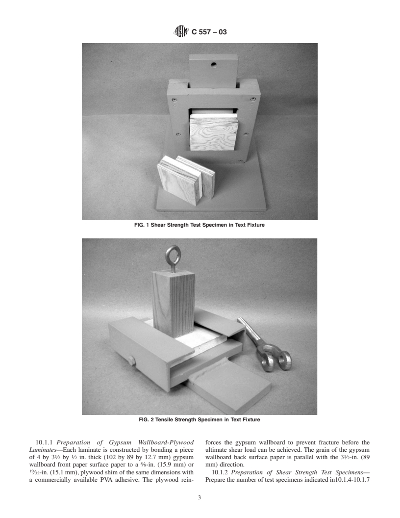 ASTM C557-03 - Standard Specification for Adhesives for Fastening Gypsum Wallboard to Wood Framing