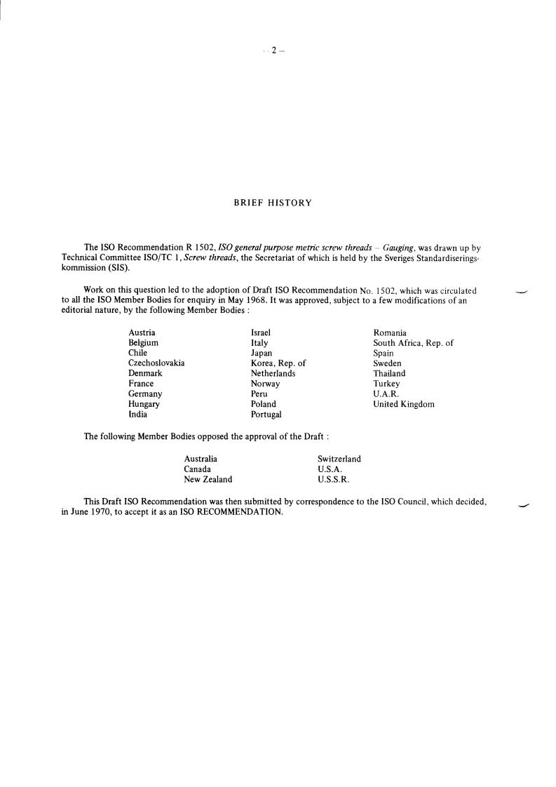 ISO/R 1502:1970 ISO/R 1502:1970 - Title missing - Legacy paper document
Released:1/1/1970 - Page 2 preview