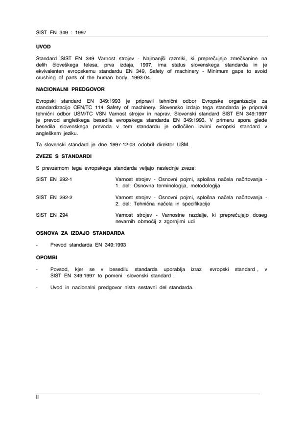 EN 349:1993 EN 349:1997 - Page 2 preview