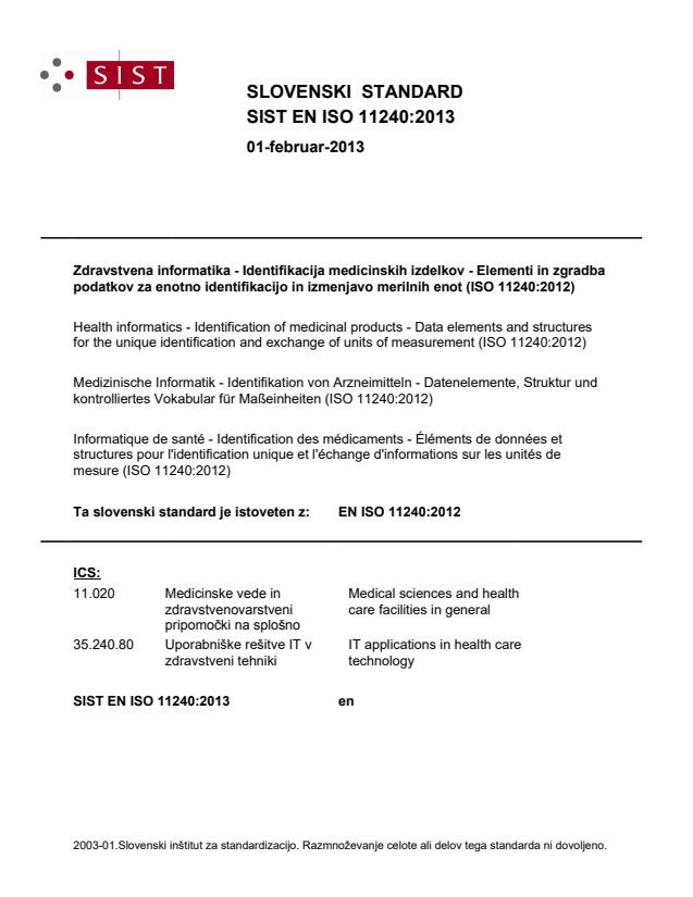 EN ISO 11240:2013