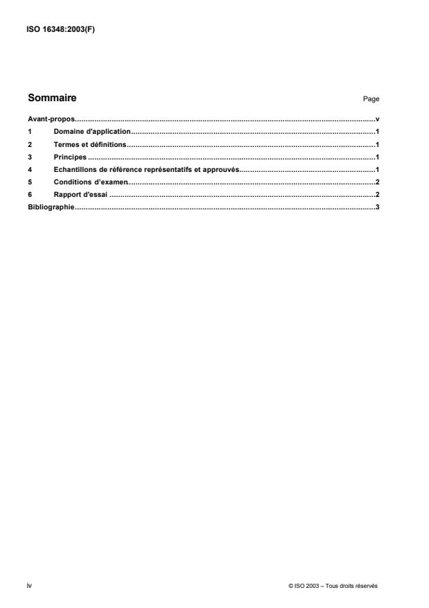 ISO 16348:2003 ISO 16348:2003 - Revetements métalliques et autres revetements inorganiques -- Définitions et principes concernant l'apparence - Page 4 preview