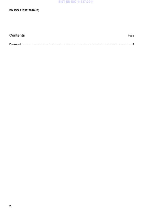 EN ISO 11337:2010 EN ISO 11337:2011 - Page 4 preview