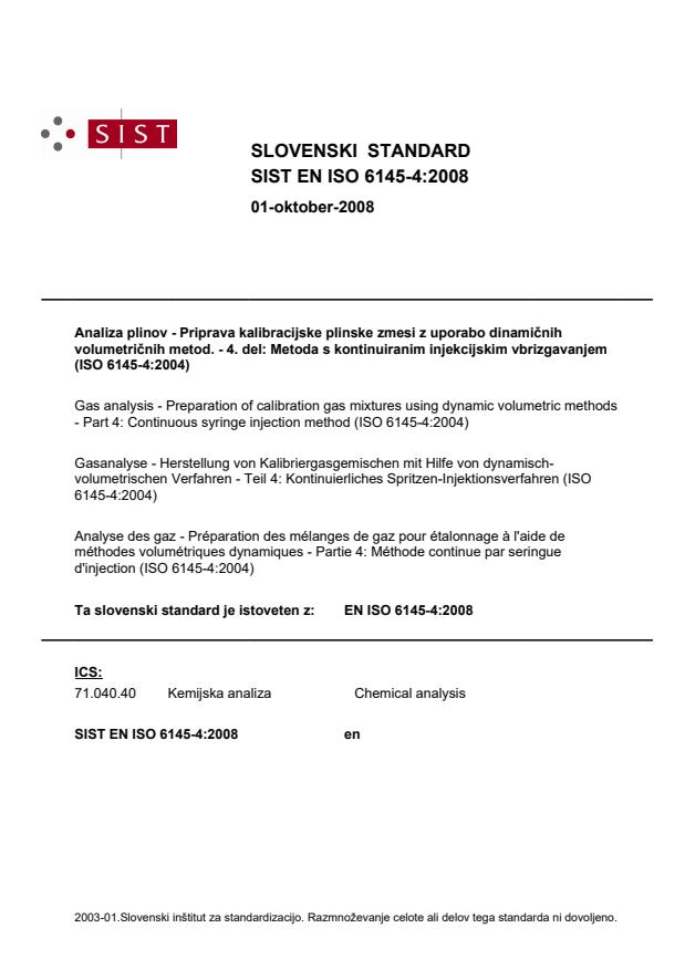 EN ISO 6145-4:2008