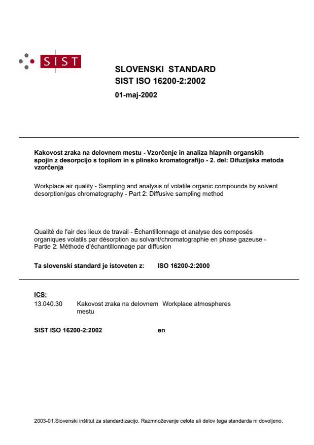 SIST ISO 16200-2:2002