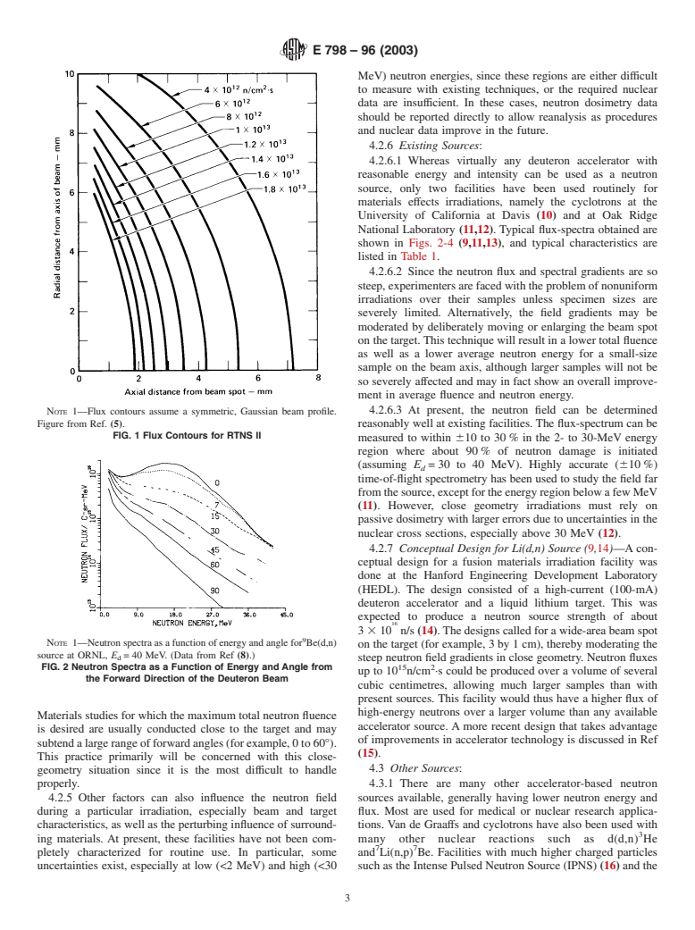 ASTM E798-96(2003) - Standard Practice for Conducting Irradiations at Accelerator-Based Neutron Sources