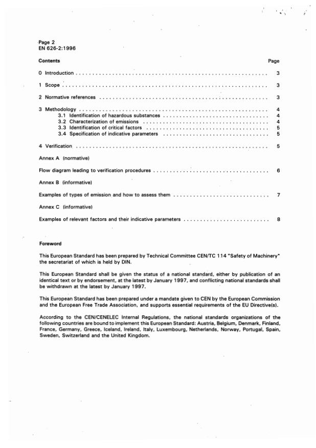 EN 626-2:1996 EN 626-2:1998 - Page 4 preview