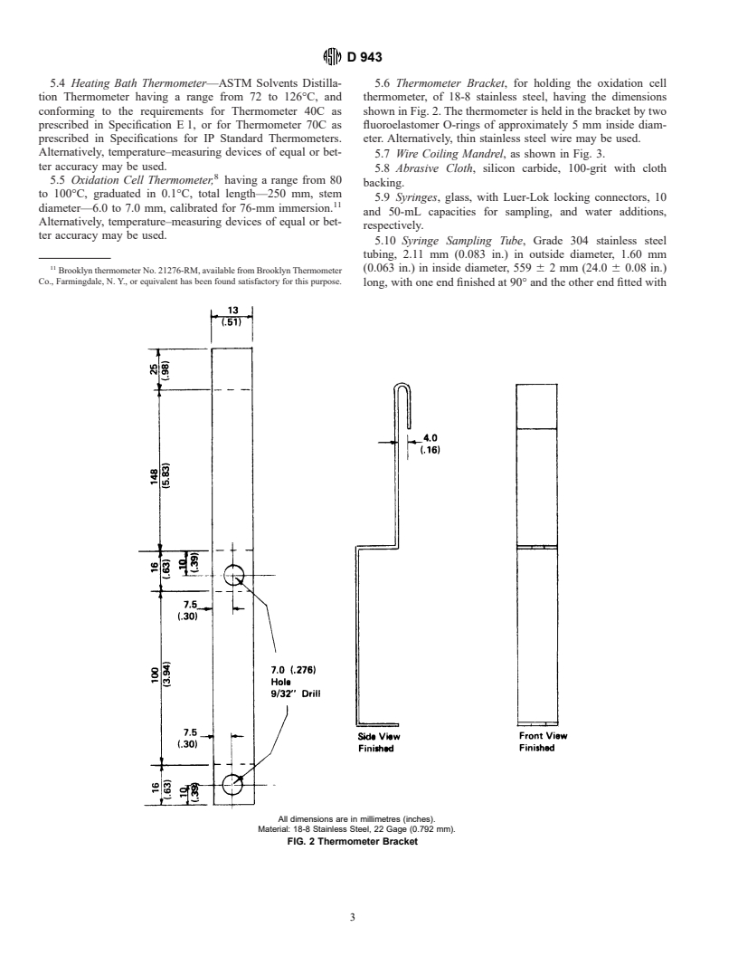 ASTM D943-99 - Standard Test Method for Oxidation Characteristics of Inhibited Mineral Oils