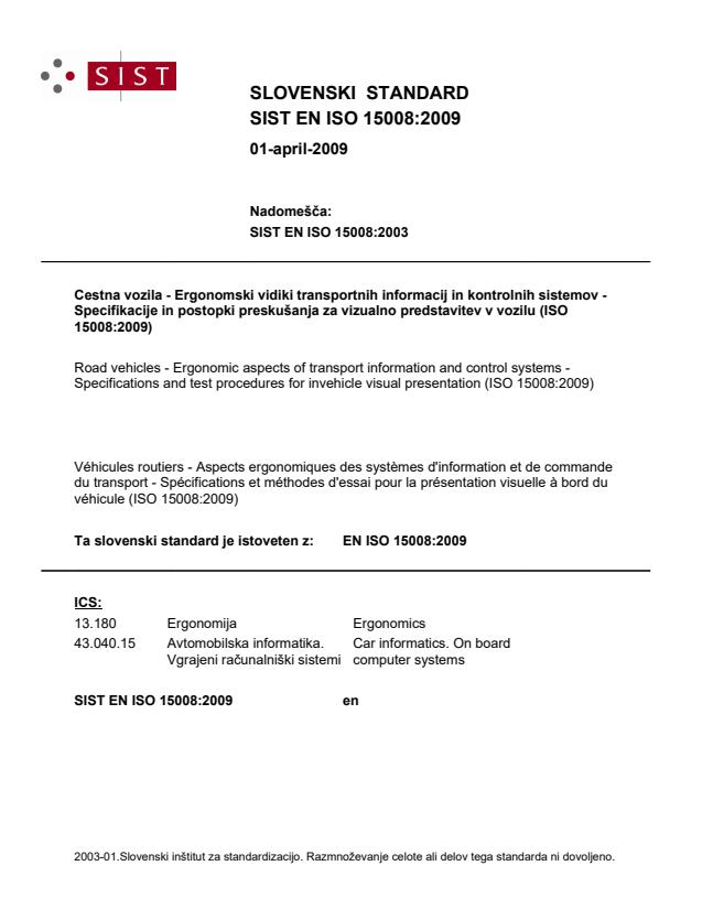 EN ISO 15008:2009