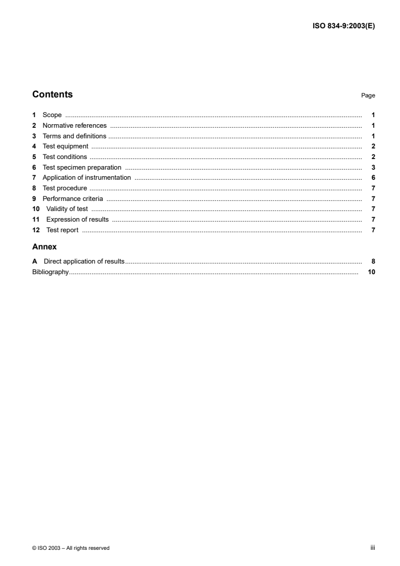 ISO 834-9:2003 - Fire-resistance tests — Elements of building construction — Part 9: Specific requirements for non-loadbearing ceiling elements
Released:2/3/2003