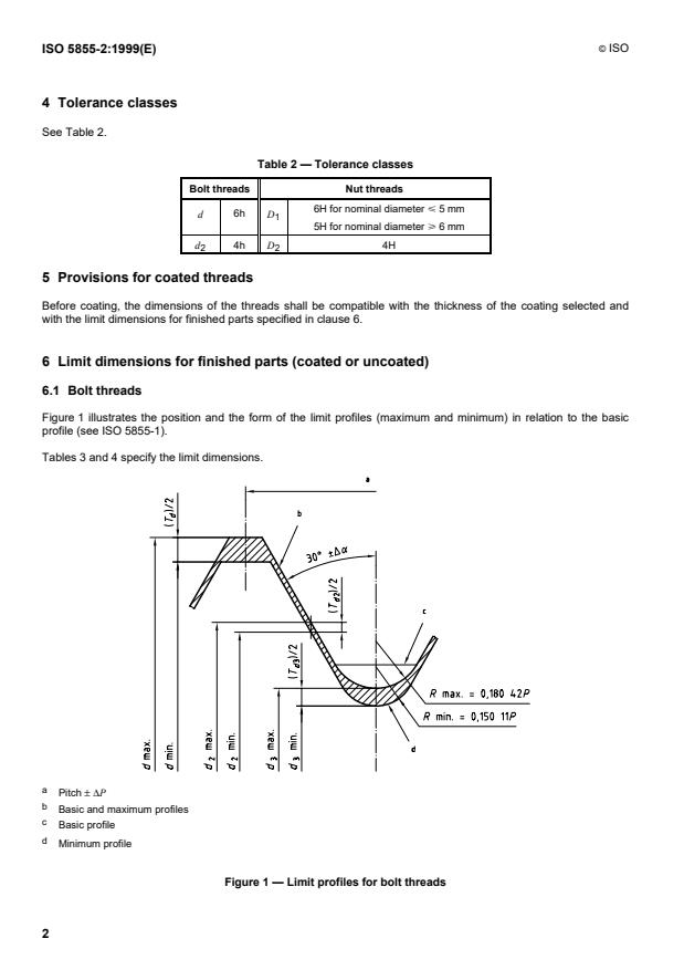 ISO 5855-2:1999 ISO 5855-2:1999 - Aerospace -- MJ threads - Page 4 preview