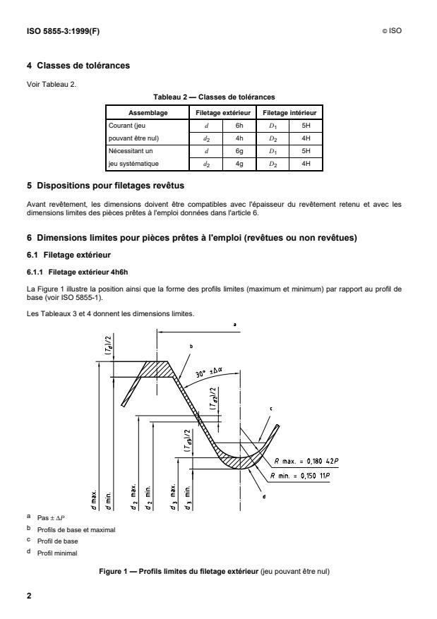 ISO 5855-3:1999 ISO 5855-3:1999 - Aéronautique et espace -- Filetage MJ - Page 4 preview