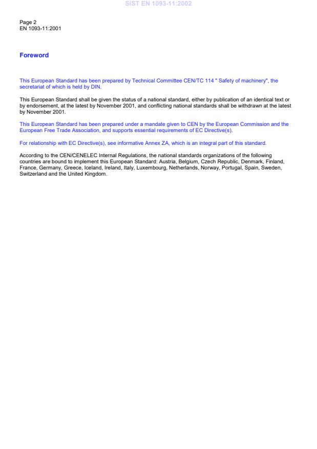 EN 1093-11:2001 EN 1093-11:2002 - Page 4 preview