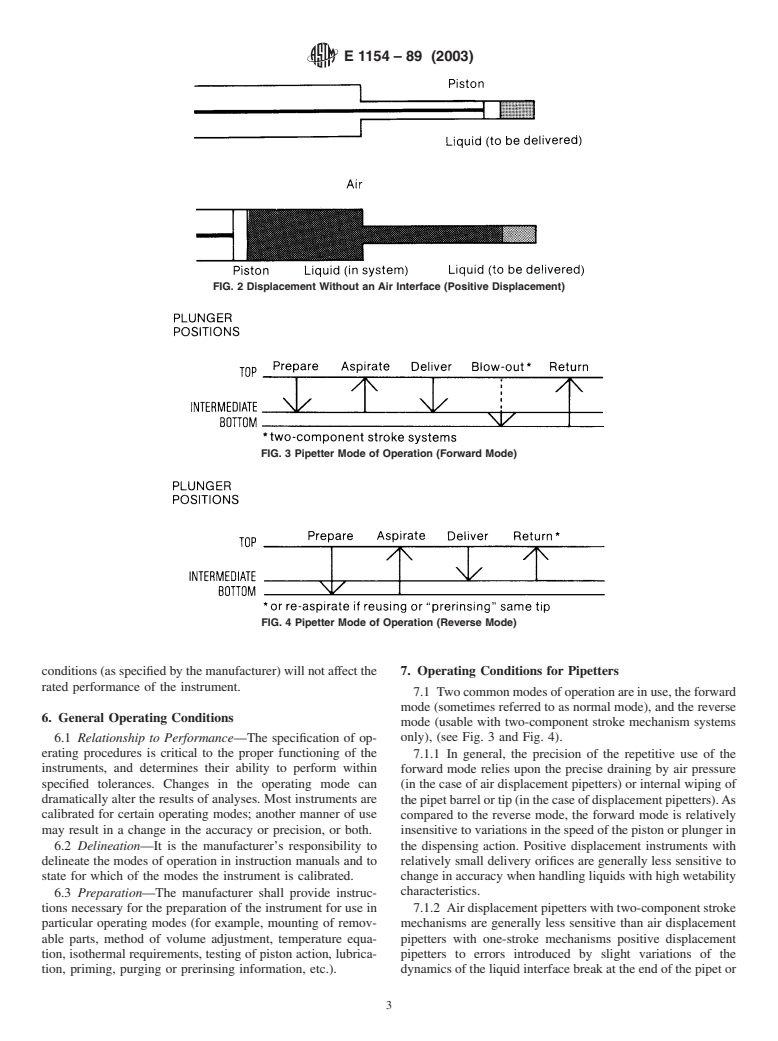 ASTM E1154-89(2003) - Standard Specification for Piston or Plunger Operated Volumetric Apparatus