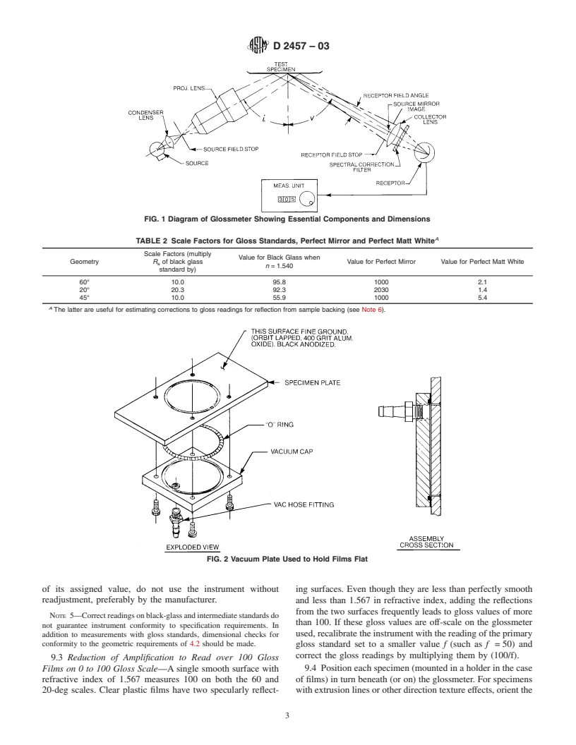 ASTM D2457-03 - Standard Test Method for Specular Gloss of Plastic Films and Solid Plastics