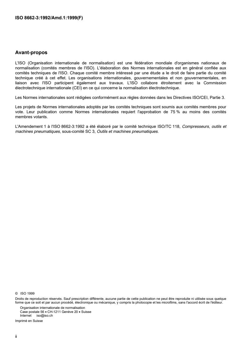 ISO 8662-3:1992/Amd 1:1999 ISO 8662-3:1992/Amd 1:1999 - Hand-held portable power tools — Measurement of vibrations at the handle — Part 3: Rock drills and rotary hammers — Amendment 1
Released:10/14/1999 - Page 2 preview