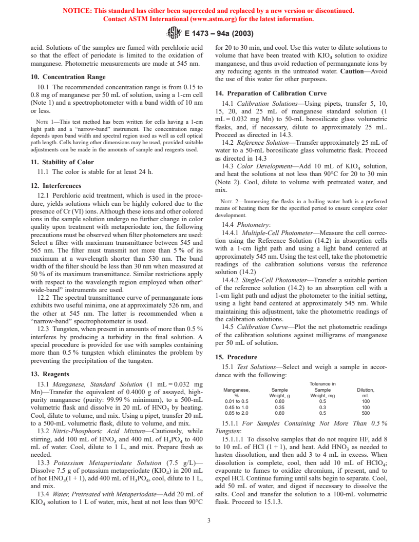 ASTM E1473-94a(2003) - Standard Test Methods for Chemical Analysis of Nickel, Cobalt, and High-Temperature Alloys