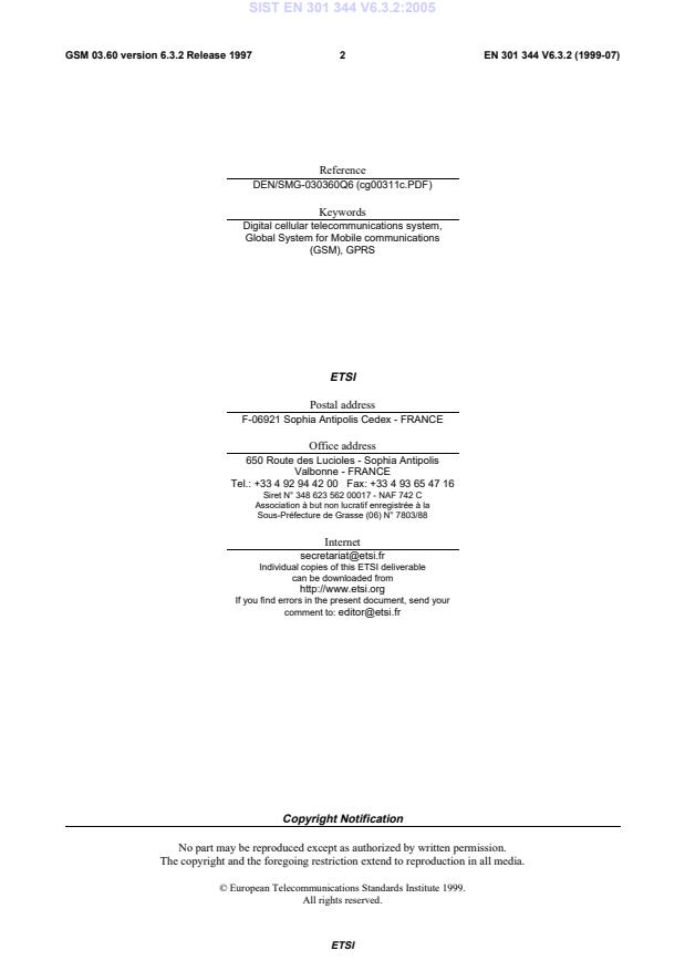 SIST EN 301 344 V6.3.2:2005 SIST EN 301 344 V6.3.2:2005 - Page 4 preview