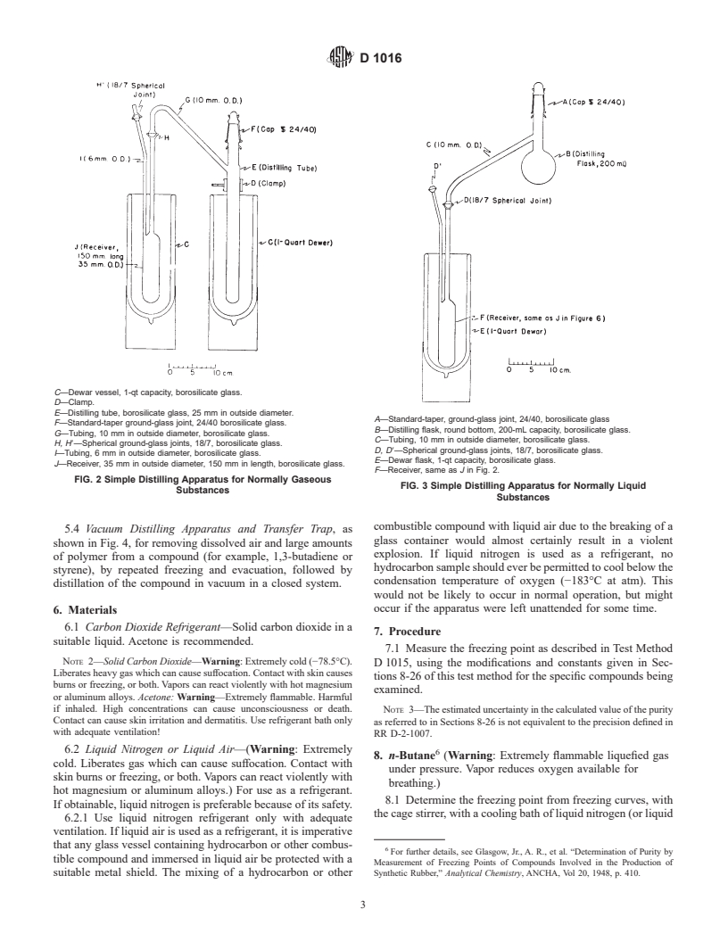 ASTM D1016-99 - Standard Test Method for Purity of Hydrocarbons from Freezing Points