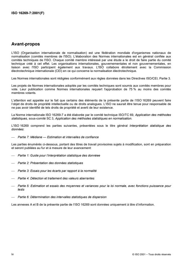 SIST ISO 16269-7:2010 ISO 16269-7:2001 - Interprétation statistique des données - Page 4 preview