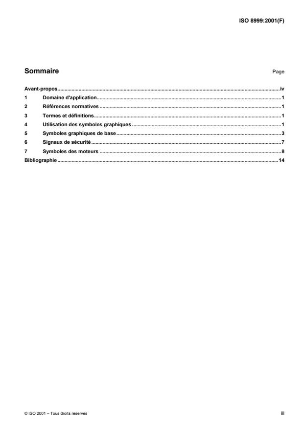ISO 8999:2001 ISO 8999:2001 - Moteurs alternatifs a combustion interne -- Symboles graphiques - Page 3 preview