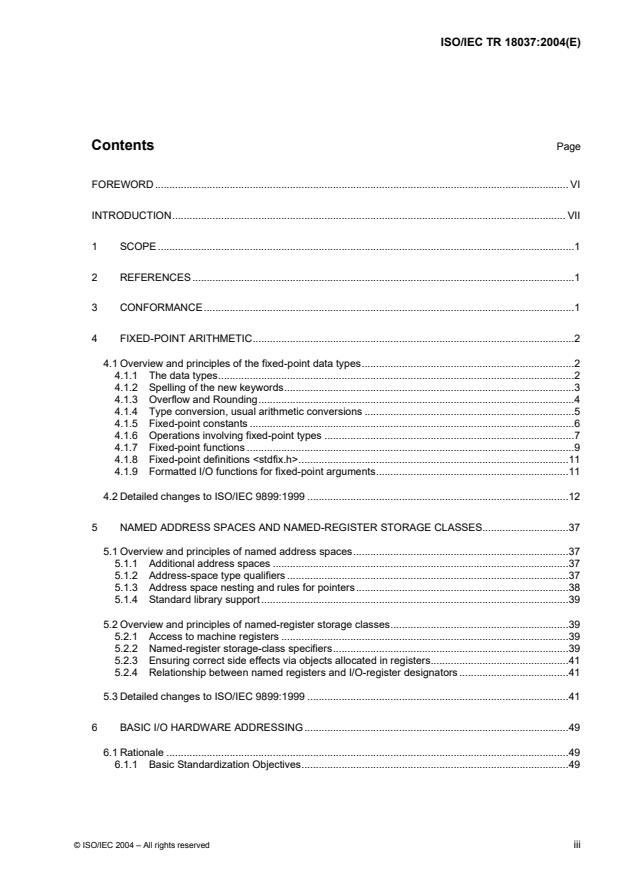 ISO/IEC TR 18037:2004 - Programming languages -- C -- Extensions to support embedded processors