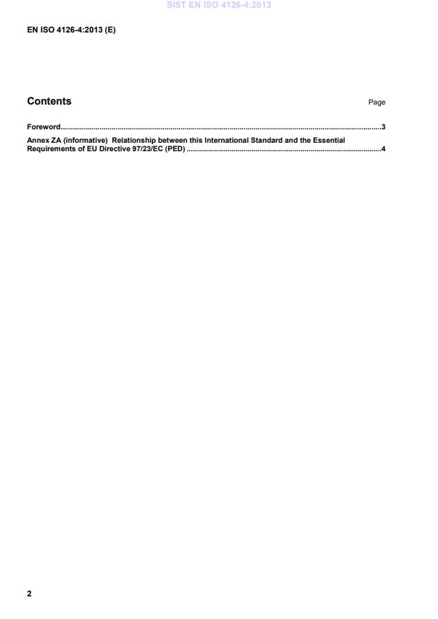 SIST EN ISO 4126-4:2013 SIST EN ISO 4126-4:2013 - Page 4 preview