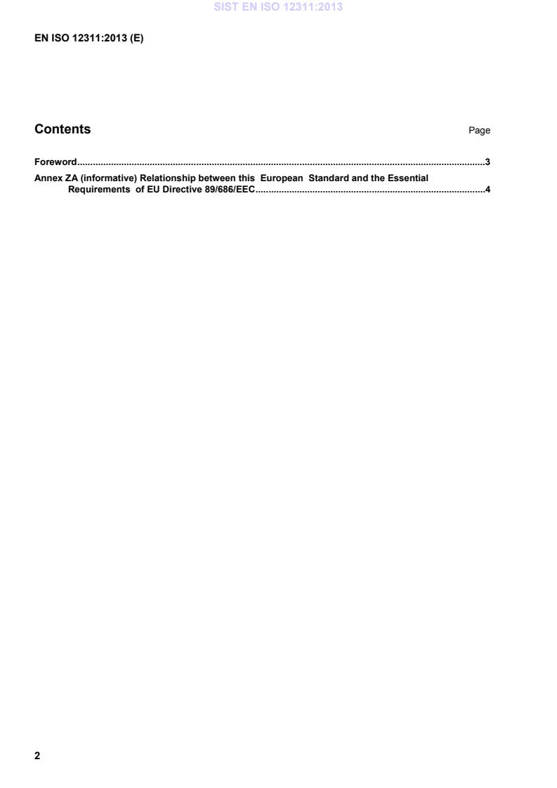 EN ISO 12311:2013 EN ISO 12311:2013 - Page 4 preview