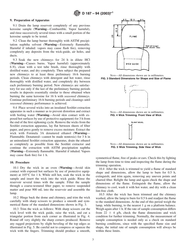 ASTM D187-94(2003)e1 - Standard Test Method for Burning Quality of Kerosine