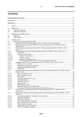 ETSI TS 101 154 V1.9.1 (2009-09) - Digital Video Broadcasting (DVB); Specification for the use of Video and Audio Coding in Broadcasting Applications based on the MPEG-2 Transport Stream