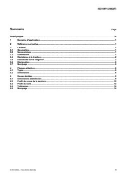ISO 6971:2002 - Chaînes racleuses en acier, de construction soudée, à maillons coudés, plaques-attaches et roues dentées
Released:10/3/2002 - Page 3 preview