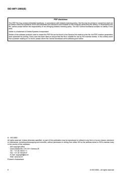 ISO 6971:2002 - Cranked-link drag chains of welded construction, attachments and sprockets
Released:10/3/2002 - Page 2 preview