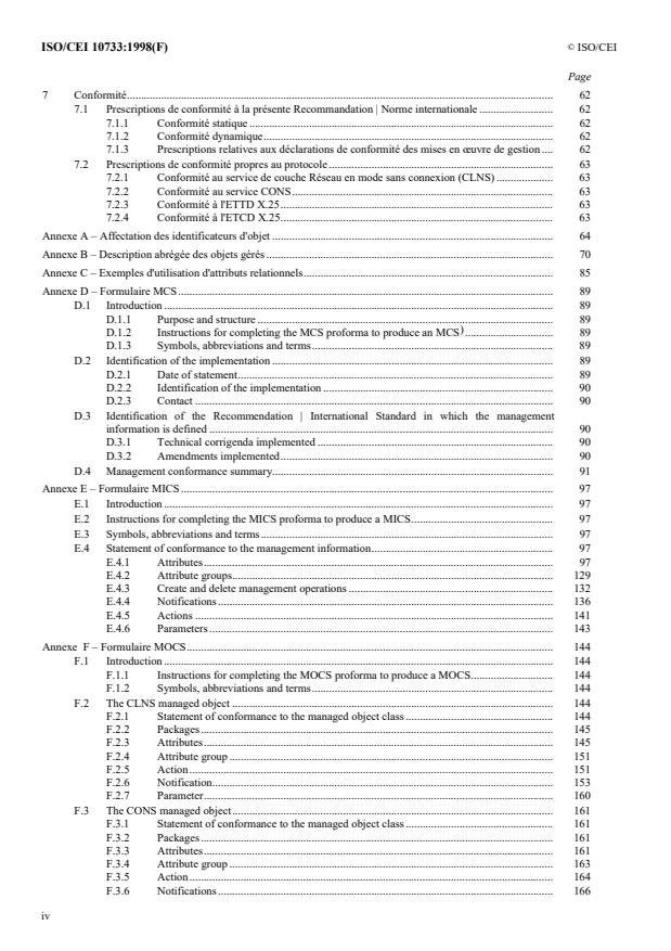 ISO/IEC 10733:1998 ISO/IEC 10733:1998 - Technologies de l'information -- Éléments d'information de gestion associés a la couche réseau de l'OSI - Page 4 preview