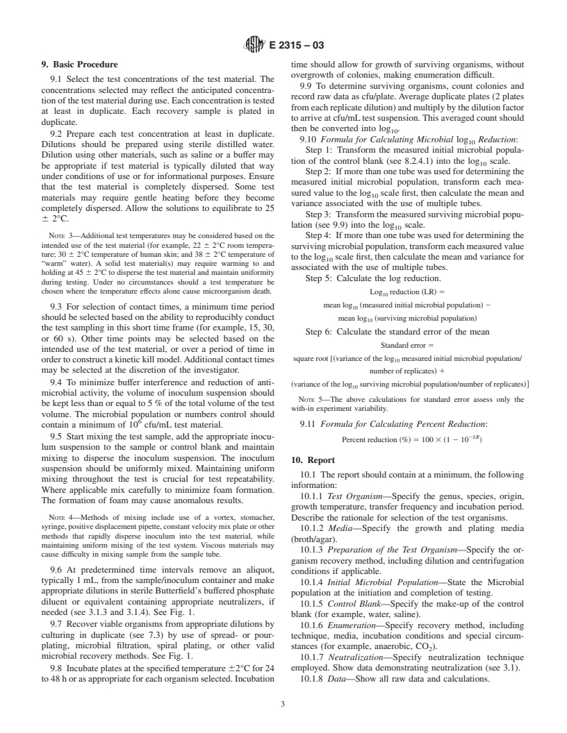 ASTM E2315-03 - Standard Guide for Assessment of Antimicrobial Activity Using a Time-Kill Procedure