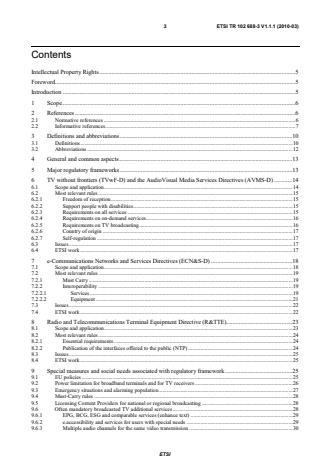 ETSI TR 102 688-3 V1.1.1 (2010-03) - Media Content Distribution (MCD); MCD framework; Part 3: Regulatory issues, social needs and policy matters