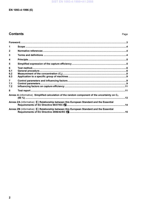EN 1093-4:1996+A1:2008 EN 1093-4:1998+A1:2008 - Page 4 preview