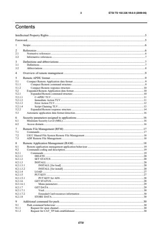 ETSI TS 102 226 V9.0.0 (2009-06) ETSI TS 102 226 V9.0.0 (2009-06) - Smart Cards; Remote APDU structure for UICC based applications (Release 9)