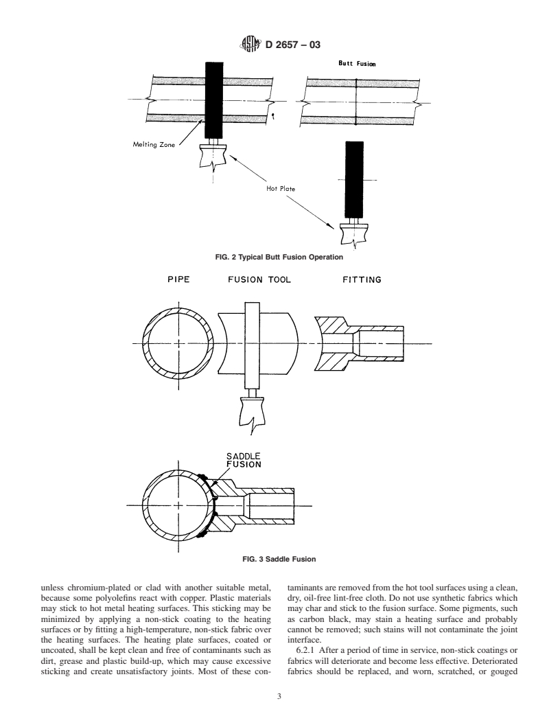 ASTM D2657-03 - Standard Practice for Heat Fusion Joining of Polyolefin Pipe and Fittings