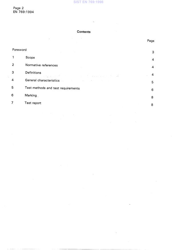 EN 769:1994 EN 769:1998 - Page 4 preview