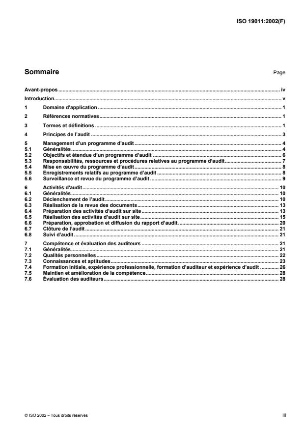 ISO 19011:2002 - Lignes directrices pour l'audit des systemes de management de la qualité et/ou de management environnemental