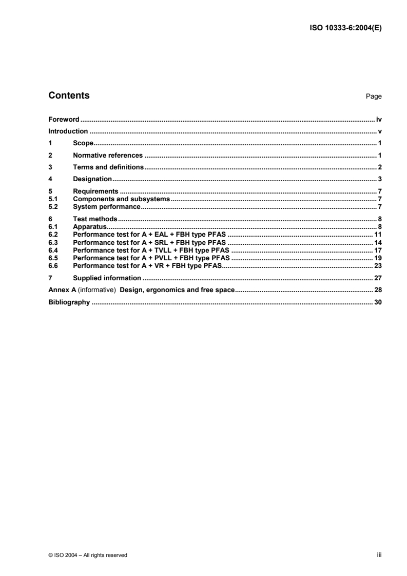 ISO 10333-6:2004 - Personal fall-arrest systems — Part 6: System performance tests
Released:1/12/2004