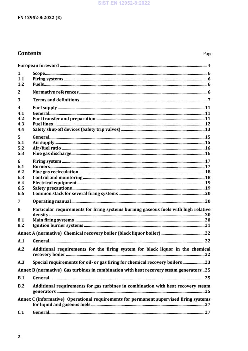 SIST EN 12952-8:2022 SIST EN 12952-8:2022 - Page 4 preview