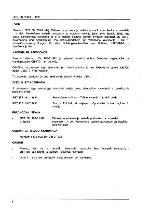 EN 288-3:1992 EN 288-3:1996 - Page 2 preview