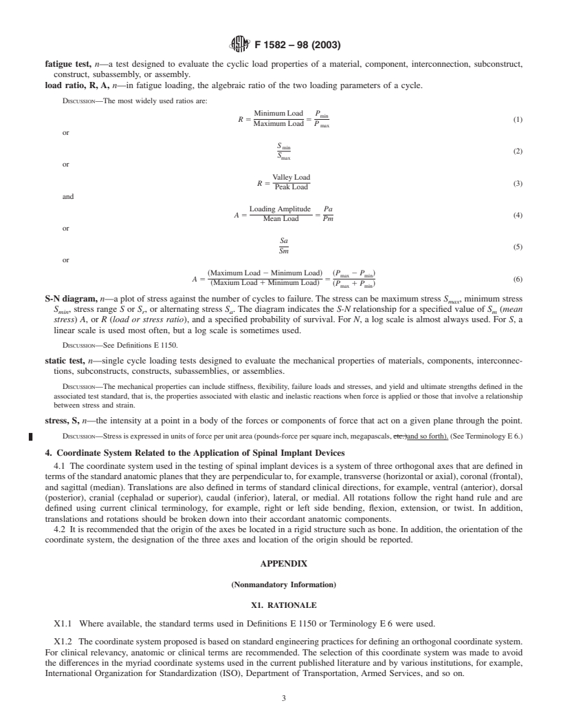 REDLINE ASTM F1582-98(2003) - Standard Terminology Relating to Spinal Implants