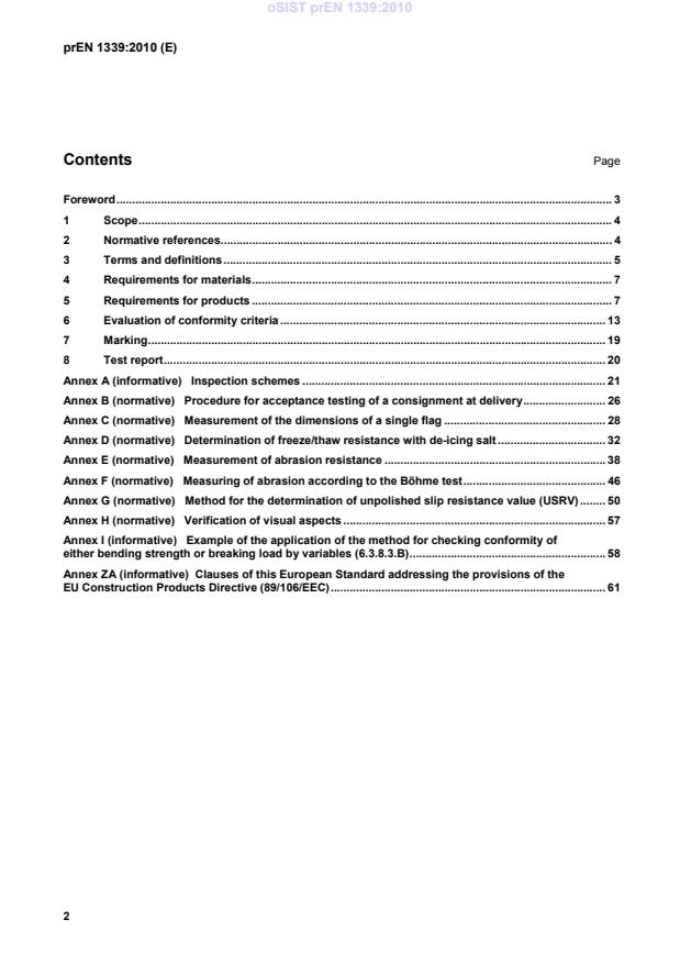 oSIST prEN 1339:2010 oSIST prEN 1339:2010 - Page 4 preview