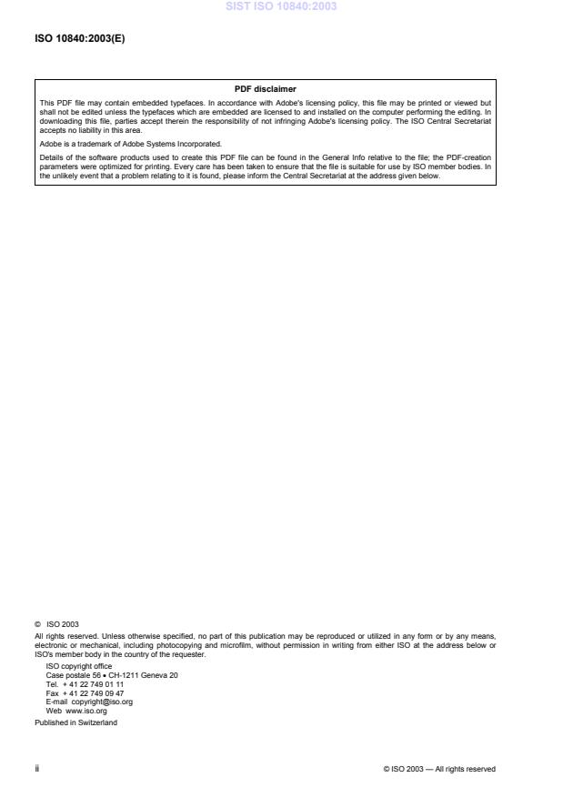 ISO 10840:2003 ISO 10840:2003 - Page 4 preview