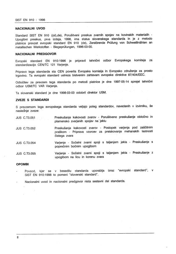 EN 910:1996 EN 910:1998 - Page 2 preview